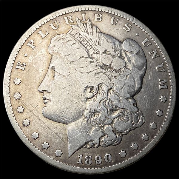 1890-CC Silver Morgan Dollar LIGHTLY  CIRCULATED