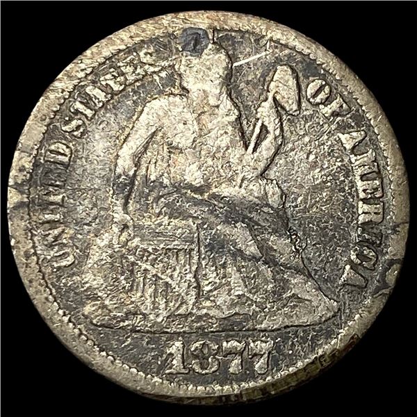 1877 Silver Seated Liberty Dime HIGH GRADE
