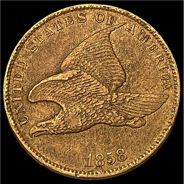 1858 Flying Eagle Cent CLOSELY UNCIRCULATED