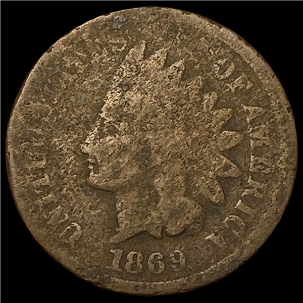 1869 Indian Head Cent NICELY CIRCULATED