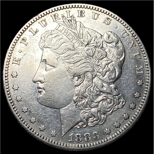 1883-S Silver Morgan Dollar CHOICE AU