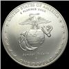 Image 2 : 2005-P Silver Dollar Marine Corps  Commemorative GEM BU