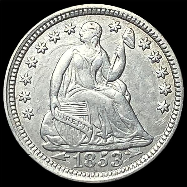 1853 Arrows Seated Liberty Silver Half Dime  UNCIRCULATED