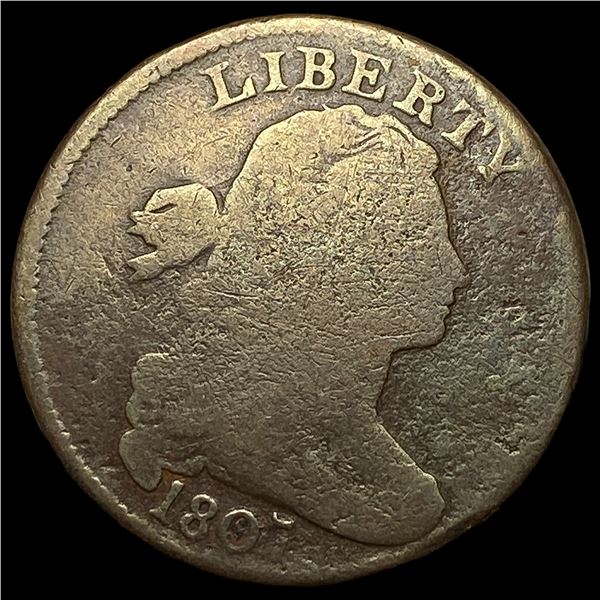 1807 Draped Bust Large Cent NICELY CIRCULATED