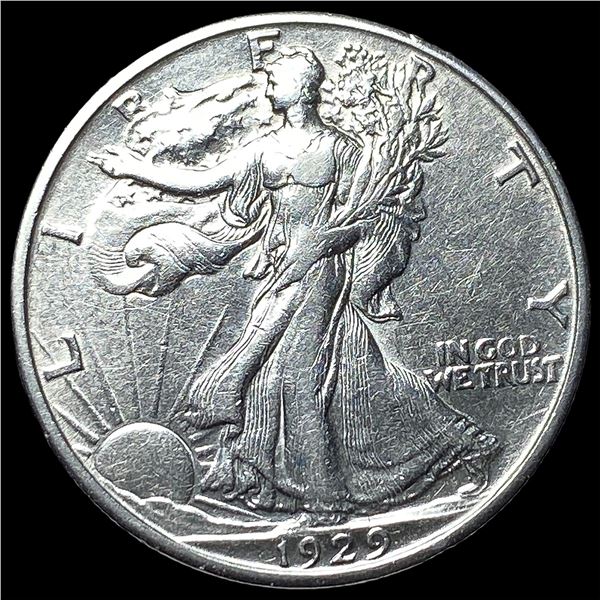 1929-D Walking Liberty Half Dollar CHOICE AU