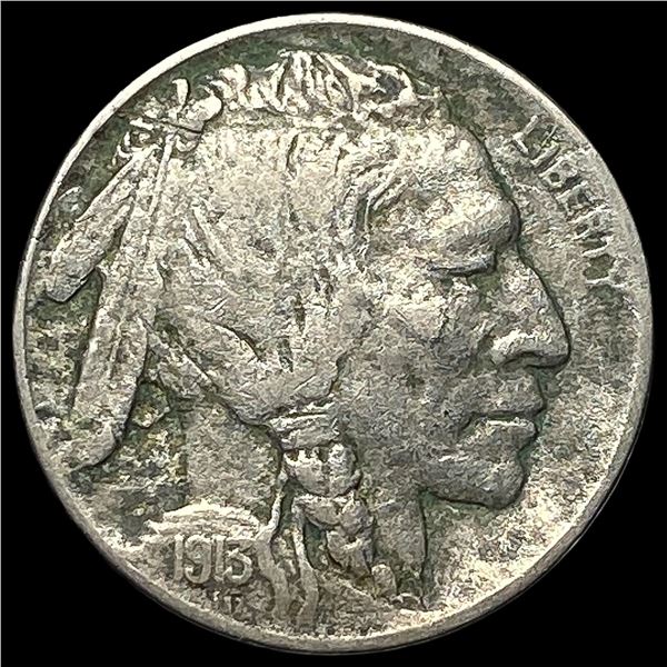 1913-D Buffalo Nickel Type 2 CLOSELY  UNCIRCULATED