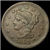 Image 1 : 1852 Braided Hair Large Cent CLOSELY  UNCIRCULATED