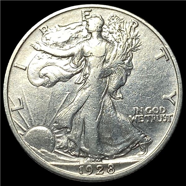 1928-S Silver Walking Liberty Half Dollar  CLOSELY UNCIRCULATED
