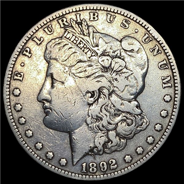 1892-S Silver Morgan Dollar NEARLY  UNCIRCULATED