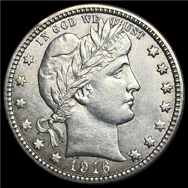 1916 Silver Barber Quarter UNCIRCULATED