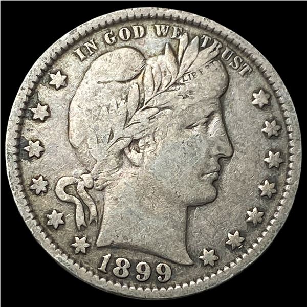 1899 Barber Quarter LIGHTLY CIRCULATED