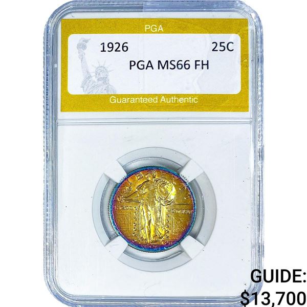 1926 Standing Liberty Quarter PGA MS66 FH