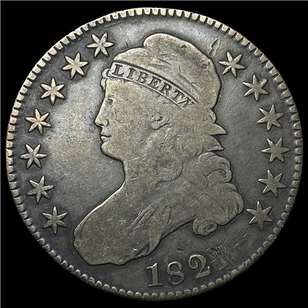 1821 Capped Bust Half Dollar NICELY  CIRCULATED