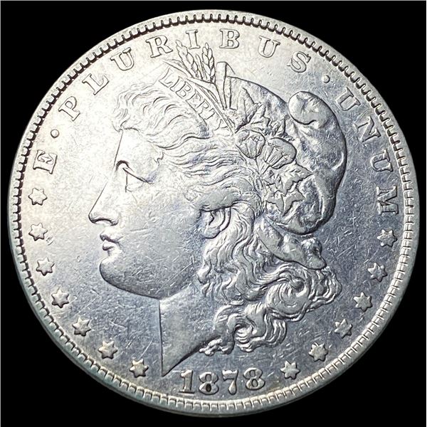 1878 Silver Morgan Dollar NEARLY UNCIRCULATED