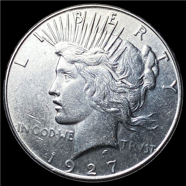 1927-S Peace Silver Dollar CHOICE AU