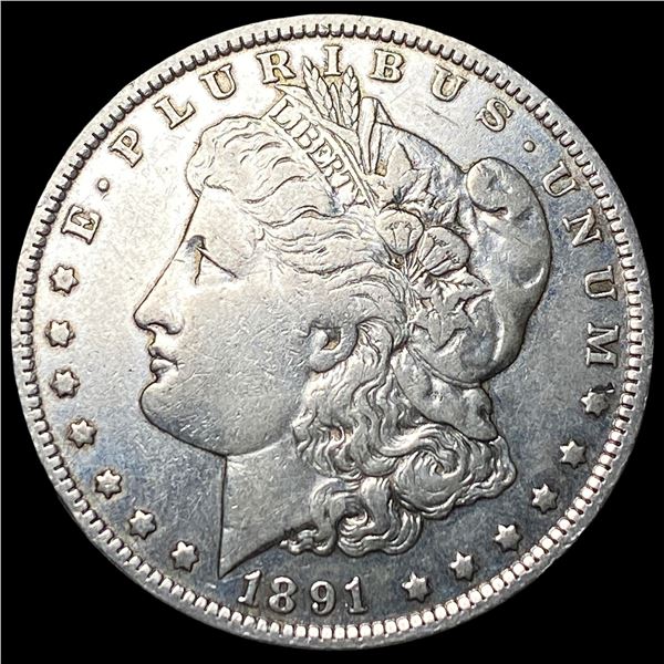 1891-O Silver Morgan Dollar LIGHTLY  CIRCULATED