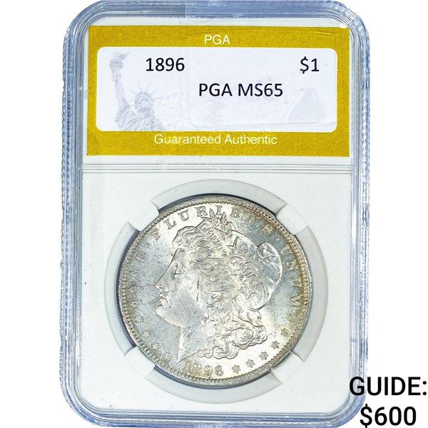 1896 Morgan Silver Dollar PGA MS65