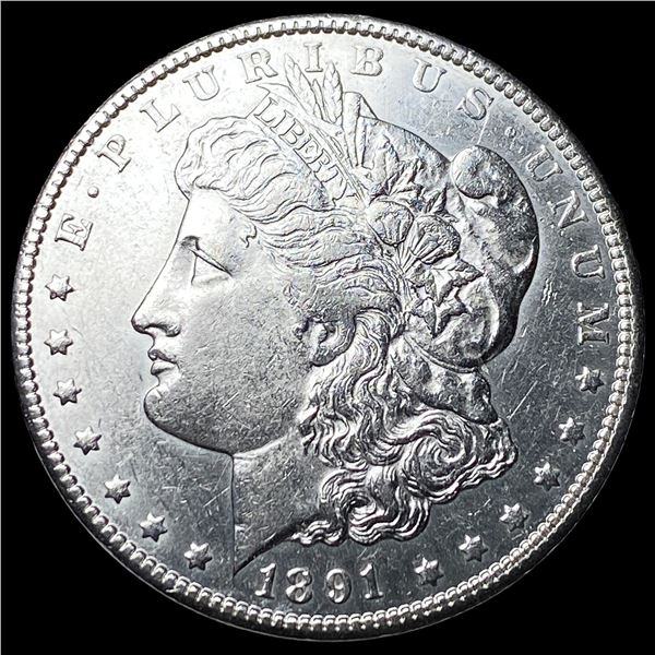 1891-CC Silver Morgan Dollar CHOICE AU