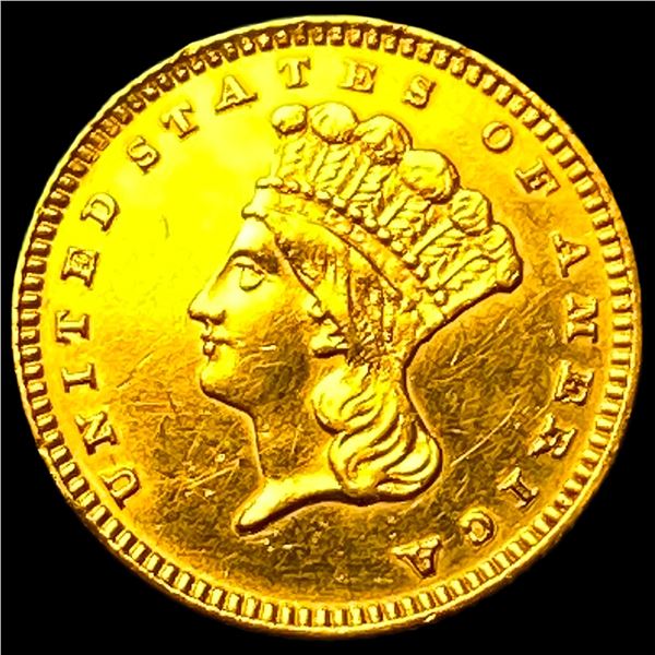 1888 Gold $1 Indian Princess Type 3  UNCIRCULATED