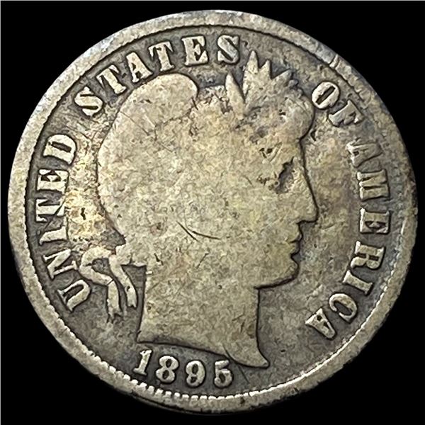 1895-S Silver Barber Dime HIGH GRADE