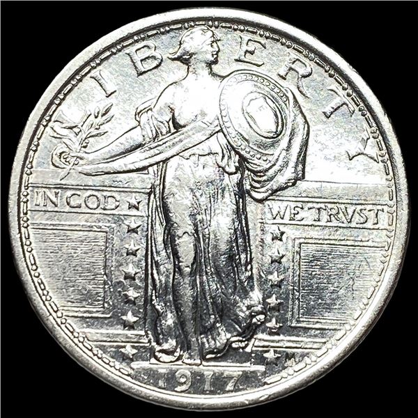 1917 Type 1 FH Standing Liberty Quarter  UNCIRCULATED