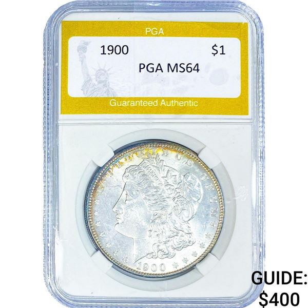 1900 Morgan Silver Dollar PGA MS64