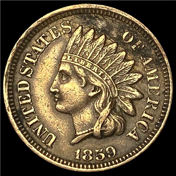 1859 Indian Head Cent NEARLY UNCIRCULATED