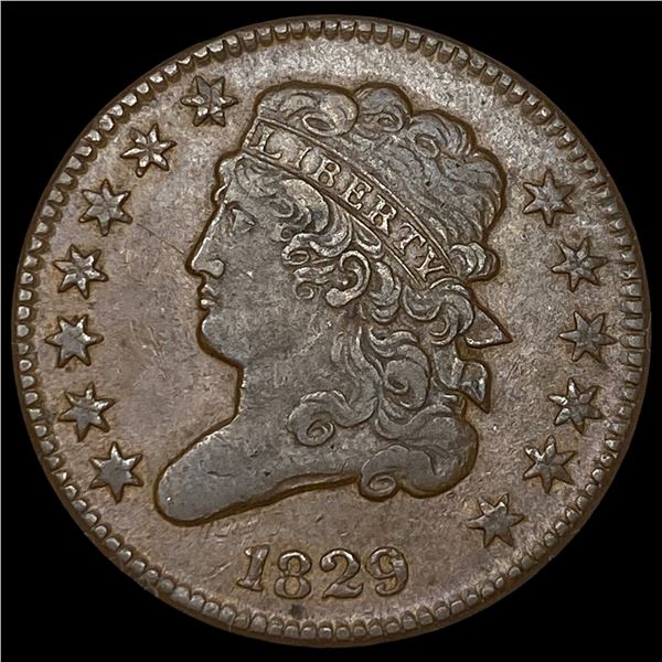 1829 Classic Head Half Cent LIGHTLY  CIRCULATED