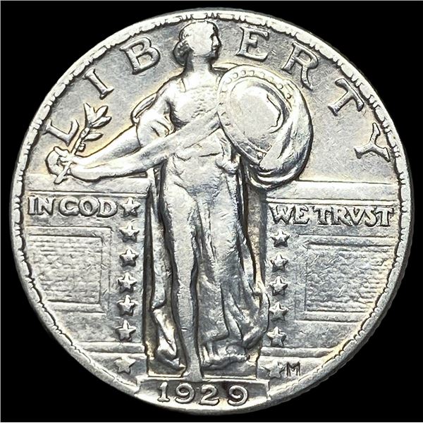 1929 Standing Liberty Silver Quarter CLOSELY  UNCIRCULATED