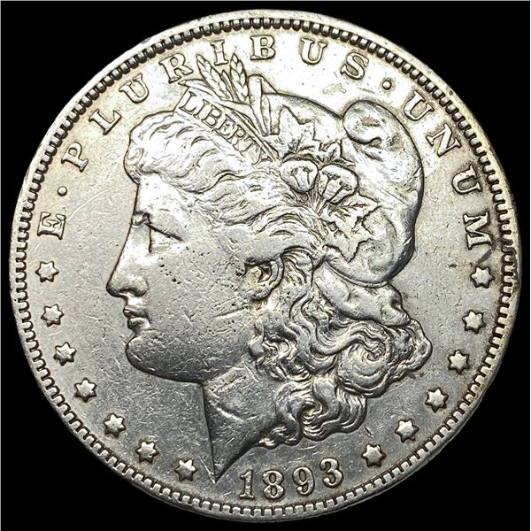1893-O Silver Morgan Dollar NEARLY  UNCIRCULATED