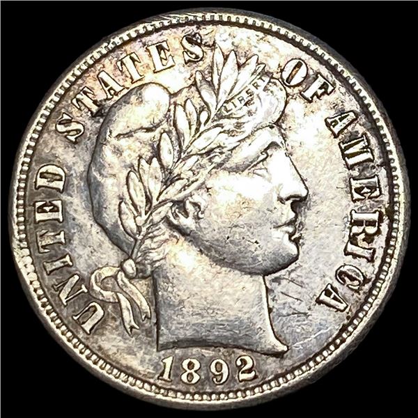 1892-S Silver Barber Dime CLOSELY  UNCIRCULATED