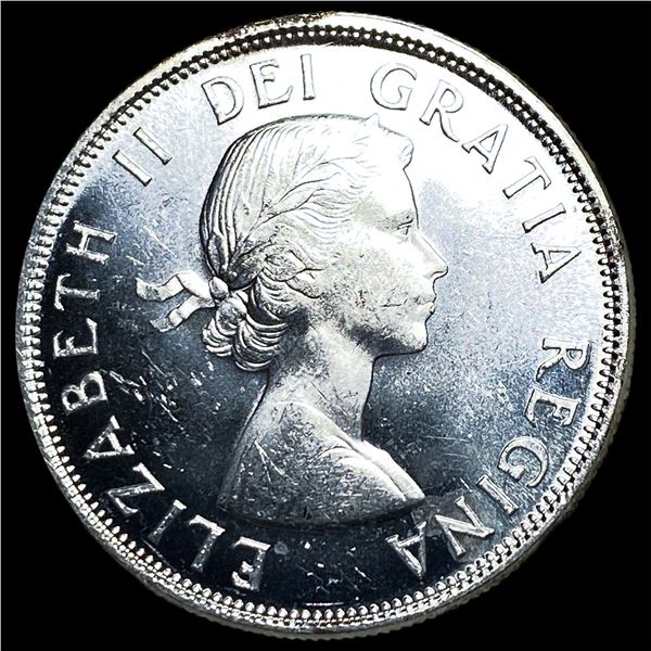 1956 Canada Silver 50 Cents SUPERB GEM BU