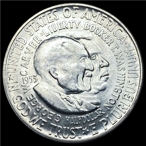 1953-S Silver Washington/Carver Half Dollar  GEM BU