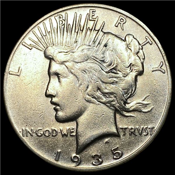 1935-S Silver Peace Dollar CLOSELY  UNCIRCULATED