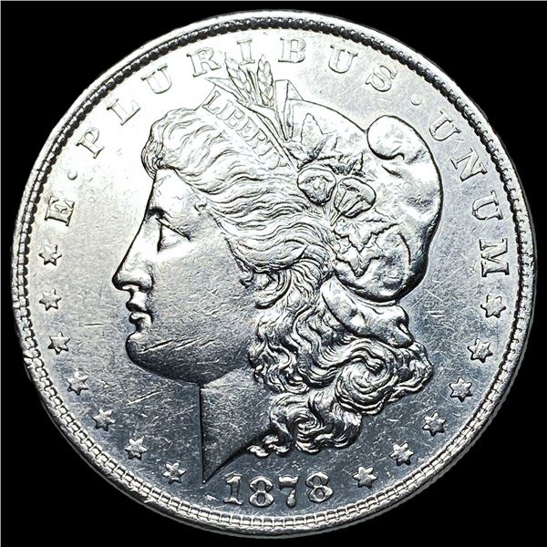 1878 8TF Silver Morgan Dollar CHOICE AU