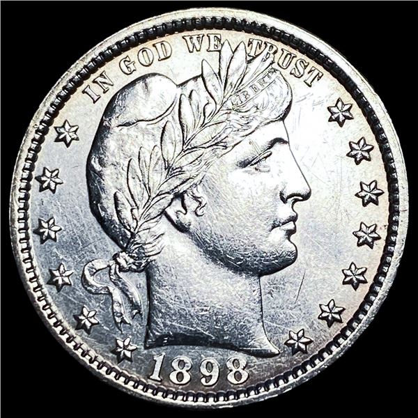 1898 Silver Barber Quarter UNCIRCULATED