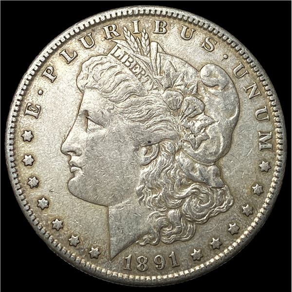 1891-S Silver Morgan Dollar NEARLY  UNCIRCULATED