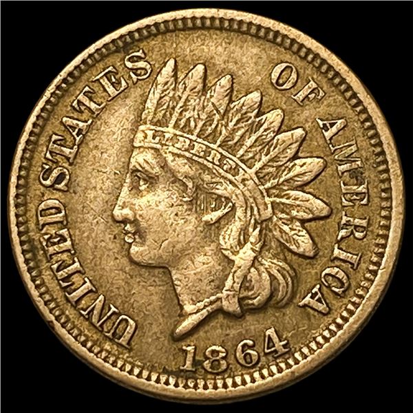 1864 Indian Head Cent NEARLY UNCIRCULATED