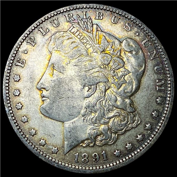 1891-O Silver Morgan Dollar NEARLY  UNCIRCULATED
