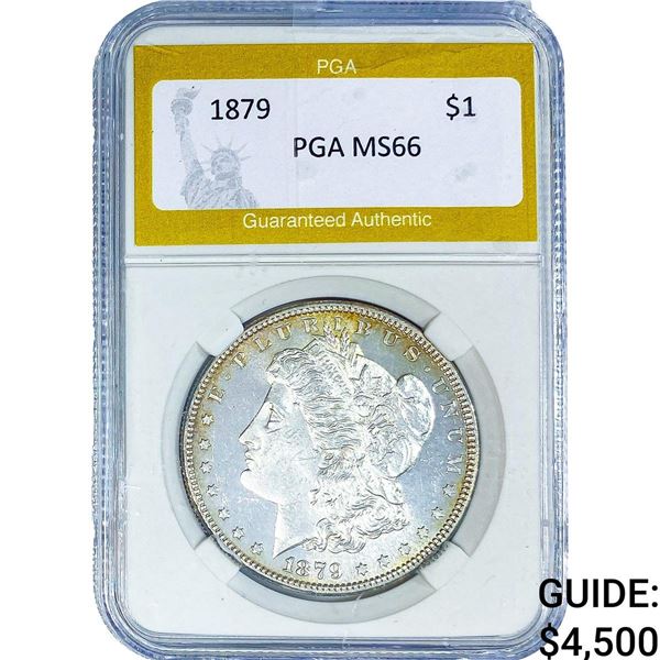 1879 Morgan Silver Dollar PGA MS66
