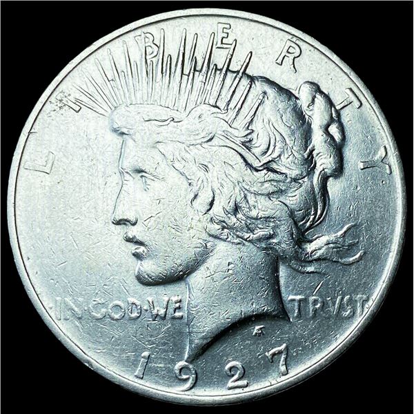 1927-D Peace Silver Dollar CLOSELY  UNCIRCULATED