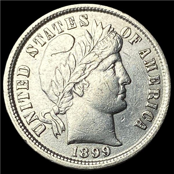 1899 Silver Barber Dime CLOSELY UNCIRCULATED