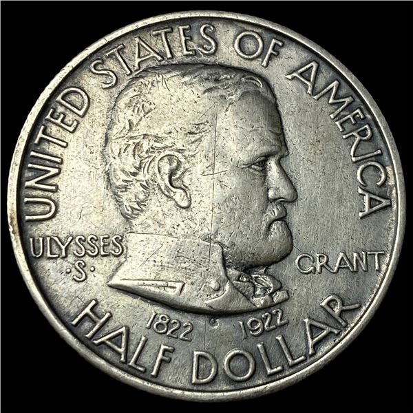 1922 Silver Grant Half Dollar CLOSELY  UNCIRCULATED