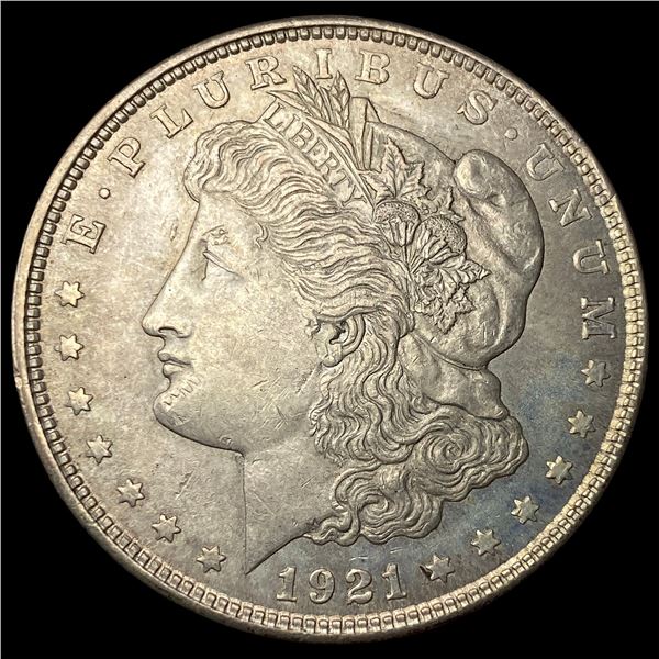 1921 Silver Morgan Dollar NEARLY UNCIRCULATED