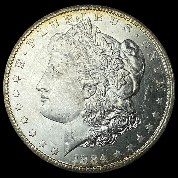 1884-CC Silver Morgan Dollar GEM BU