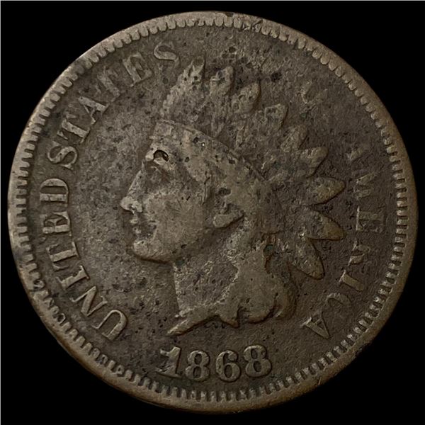1868 Indian Head Cent LIGHTLY CIRCULATED