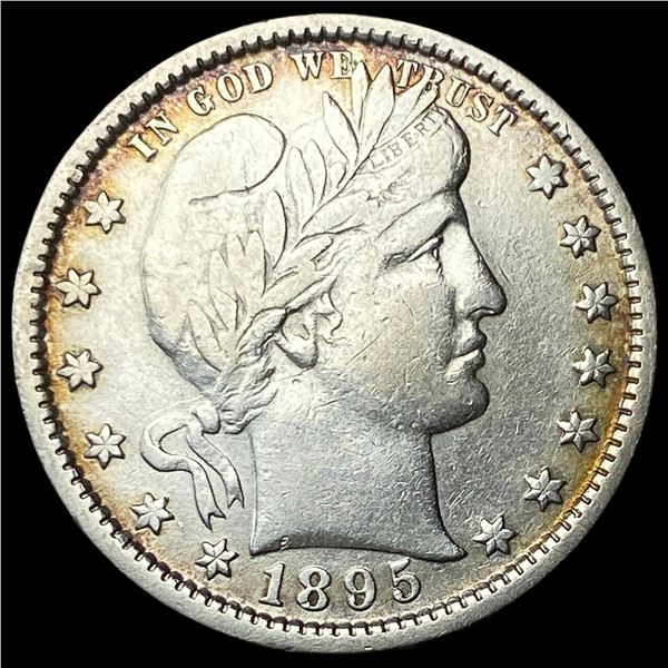 1895 Barber Silver Quarter CLOSELY  UNCIRCULATED