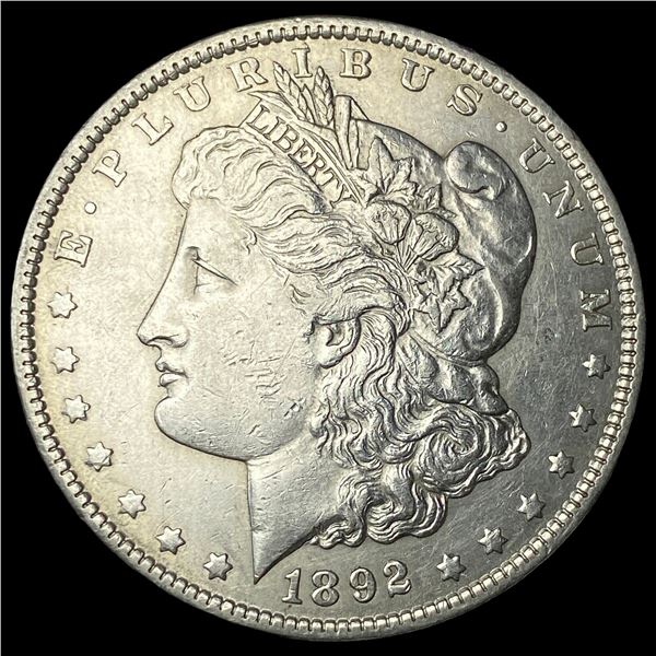 1892 Silver Morgan Dollar CLOSELY  UNCIRCULATED