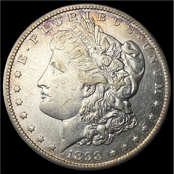 1898-S Silver Morgan Dollar CHOICE AU