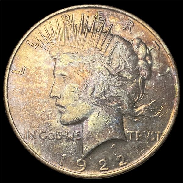 1922 Silver Peace Dollar NEARLY UNCIRCULATED
